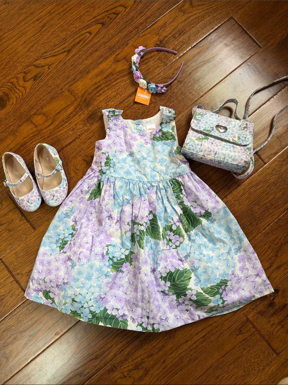 Floral Hydrangea Sundress for Girls - Lavender & Blue by Gymboree